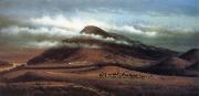 James Walker Union Cavalry Near Lookout Mountain oil on canvas